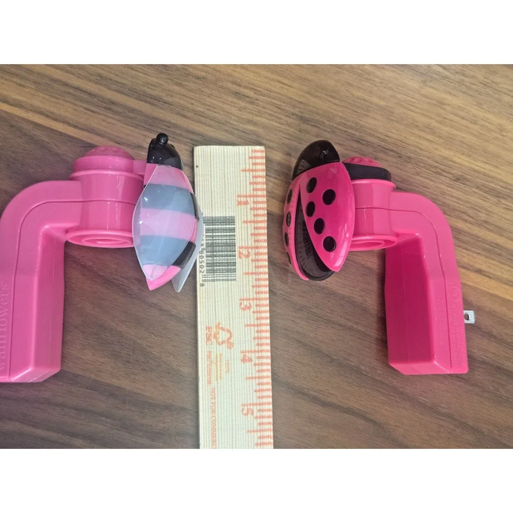 (2) Bath & Body Works PINK LADYBUG Bumble Bee Bug Wallflower Plug Home Diffuser